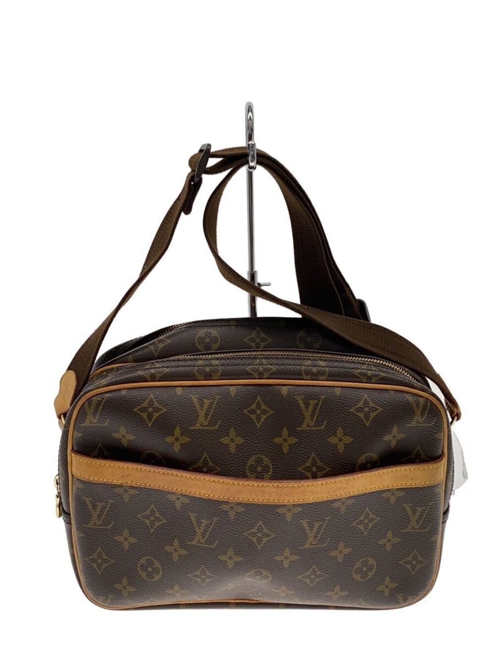 LOUIS VUITTON Reporter Monogram Canvas Brown